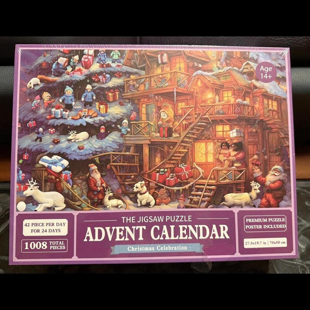Advent Calendar Christmas Countdown Puzzle Kit Christmas Celebration